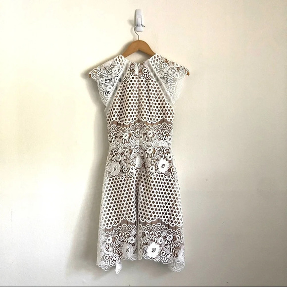 NWT Catherine Deane White Carry Lace Dress 4 - Picture 4 of 13